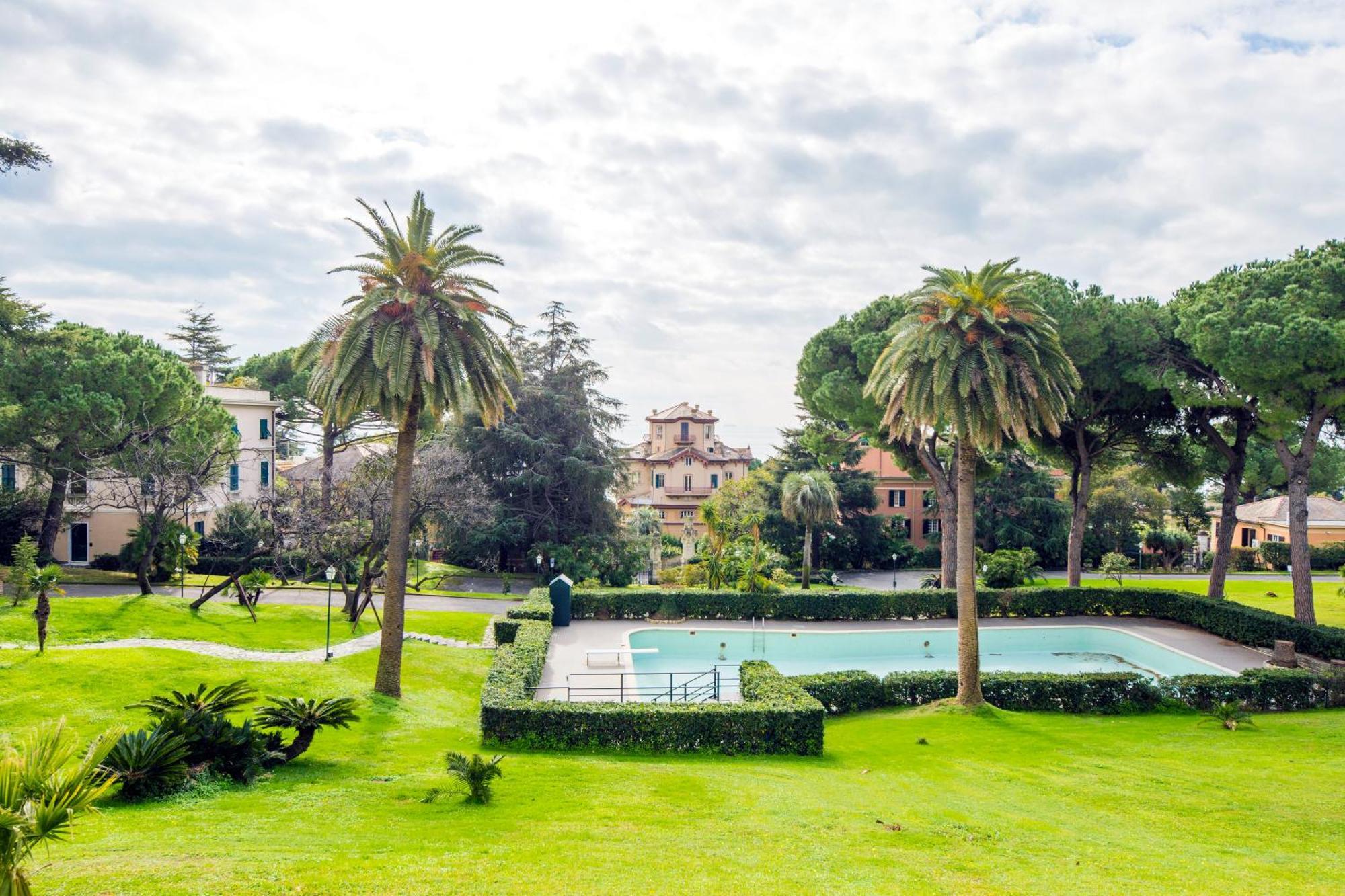 Casaviva - Elegant Bilo With Shared Pool In Nervi Apartamento